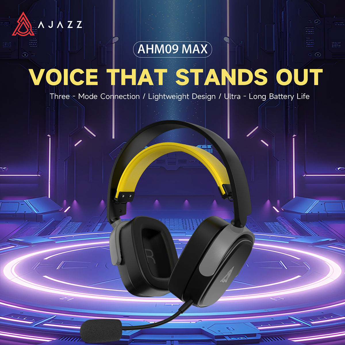 Ajazz AHM09 MAX Gaming Headset