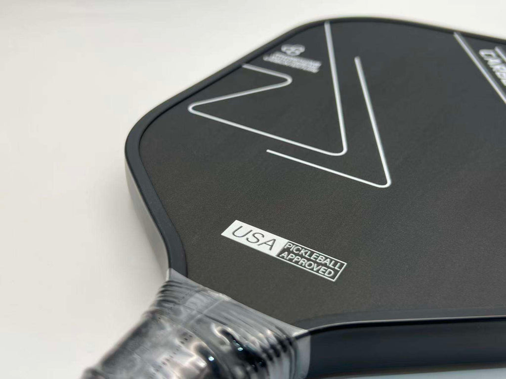 High Quality Customized Carbon Fiber Pickleball Paddle 16mm Thickness with Honeycomb Core for Training and Entertainment.
