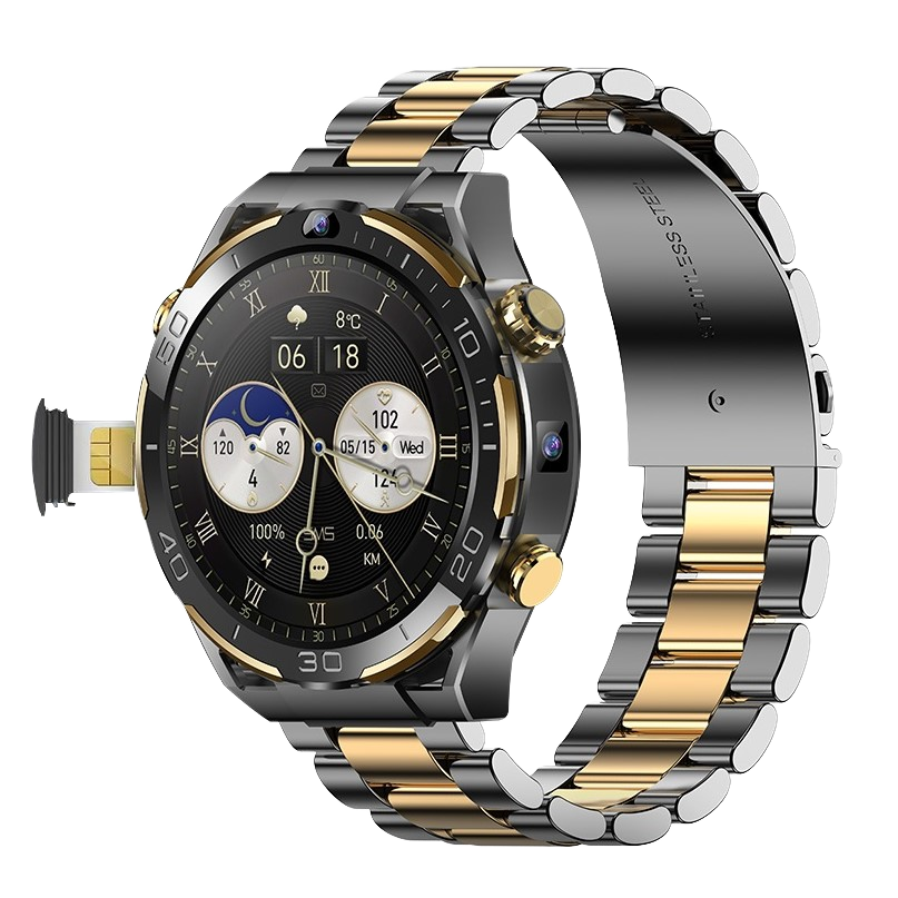 4G Android 10 Smart Watch for Men | Octa-Core MTK6762 | 6GB RAM + 128GB ROM | 900mAh Battery