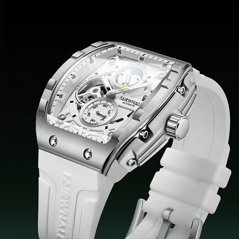 Fairwhale Moon Phase Skeleton Watch