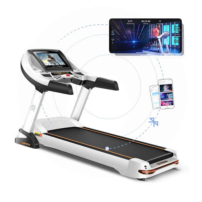 YPOO New Design BIg Screen Home Use Fitness Exercise Running Machine Treadmill Electric Motorized Treadmill with YPOOFIT APP