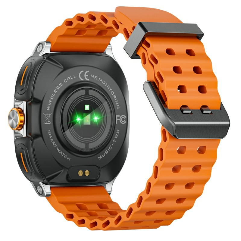 2-in-1 Smart Watch for Men with Hidden TWS Earbuds | Round Display | Heart Rate Monitor | IP67 Waterproof | Bluetooth Fitness Smartwatch