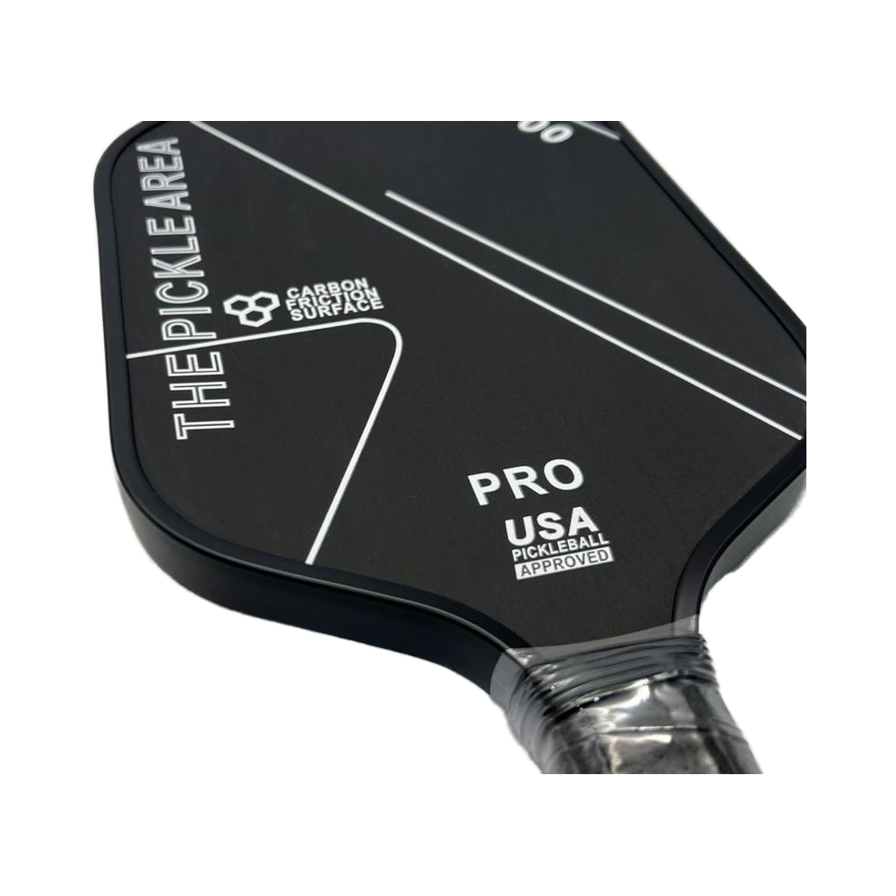 High Quality Customized Carbon Fiber Pickleball Paddle 16mm Thickness with Honeycomb Core for Training and Entertainment.