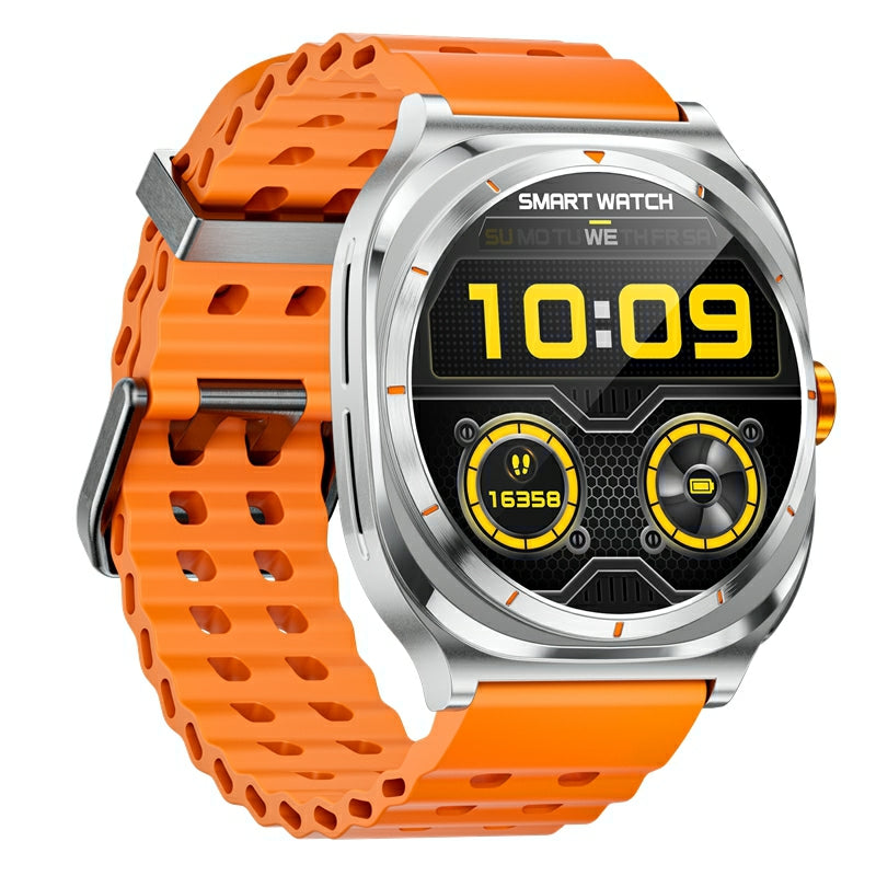 2-in-1 Smart Watch for Men with Hidden TWS Earbuds | Round Display | Heart Rate Monitor | IP67 Waterproof | Bluetooth Fitness Smartwatch