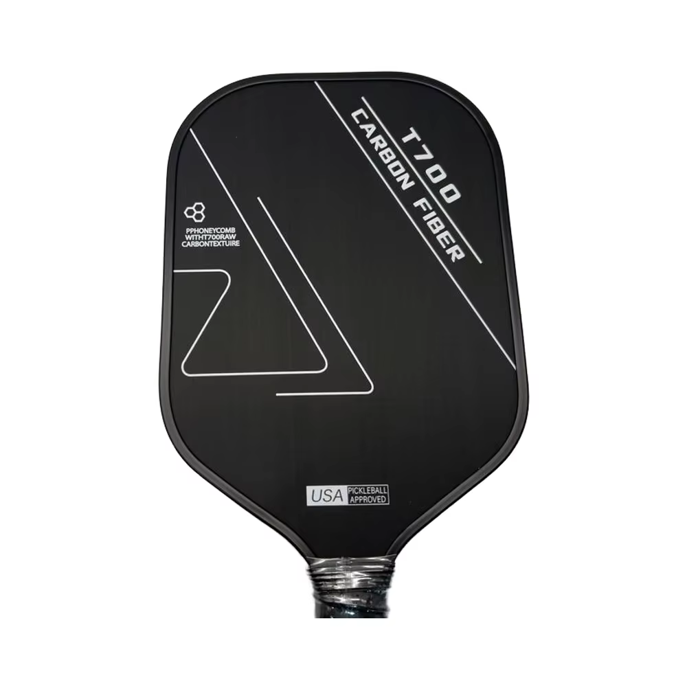 High Quality Customized Carbon Fiber Pickleball Paddle 16mm Thickness with Honeycomb Core for Training and Entertainment.